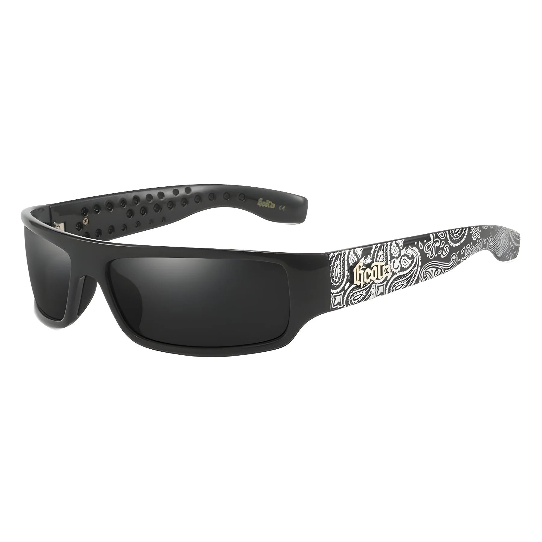 GCOTX Trendy Brand Luxury Polarized Sunglasses Chicano Motorcycle Gang Style Hip-hop Fashion West Coast Men's Sun Glasses G283