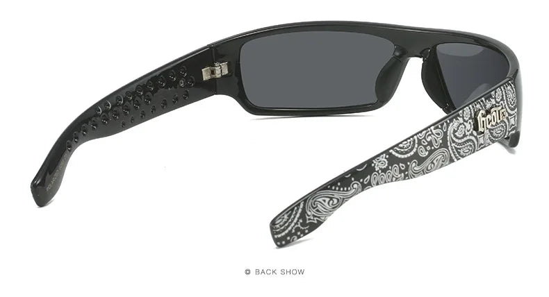 GCOTX Trendy Brand Luxury Polarized Sunglasses Chicano Motorcycle Gang Style Hip-hop Fashion West Coast Men's Sun Glasses G283