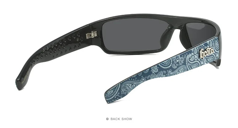 GCOTX Trendy Brand Luxury Polarized Sunglasses Chicano Motorcycle Gang Style Hip-hop Fashion West Coast Men's Sun Glasses G283