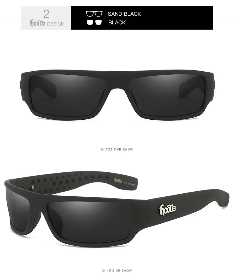 GCOTX Trendy Brand Luxury Polarized Sunglasses Chicano Motorcycle Gang Style Hip-hop Fashion West Coast Men's Sun Glasses G283
