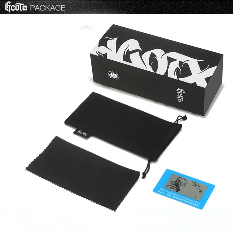 GCOTX Trendy Brand Luxury Polarized Sunglasses Chicano Motorcycle Gang Style Hip-hop Fashion West Coast Men's Sun Glasses G283